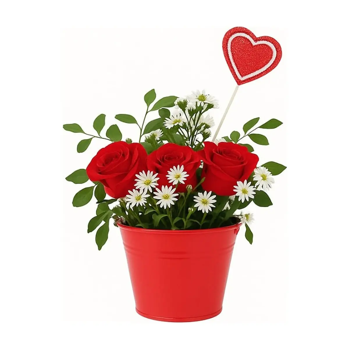 Confección de rosas en latica roja Ola Cake - Thumbnail 2