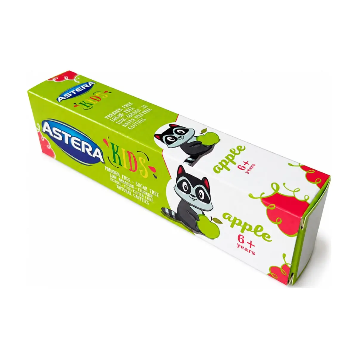 Pasta dental infantil sabor manzana 6+ años Astera (50 ml)