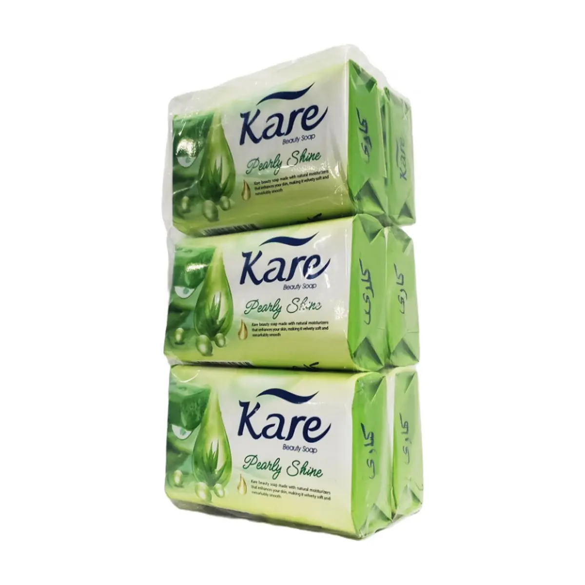 Jabón de tocador brillo nacarado Kare (6 x 75 g / 2.65 oz) - Miniatura 1