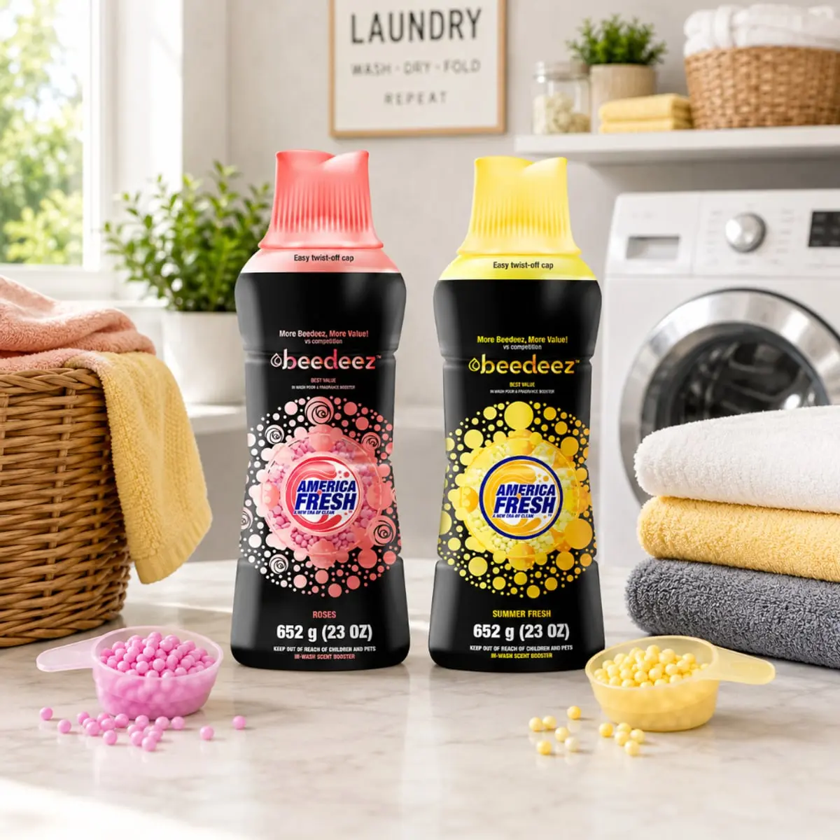 Perlas potenciadoras de aroma America Fresh (4 x 652 g / 23 oz) - Miniatura 2
