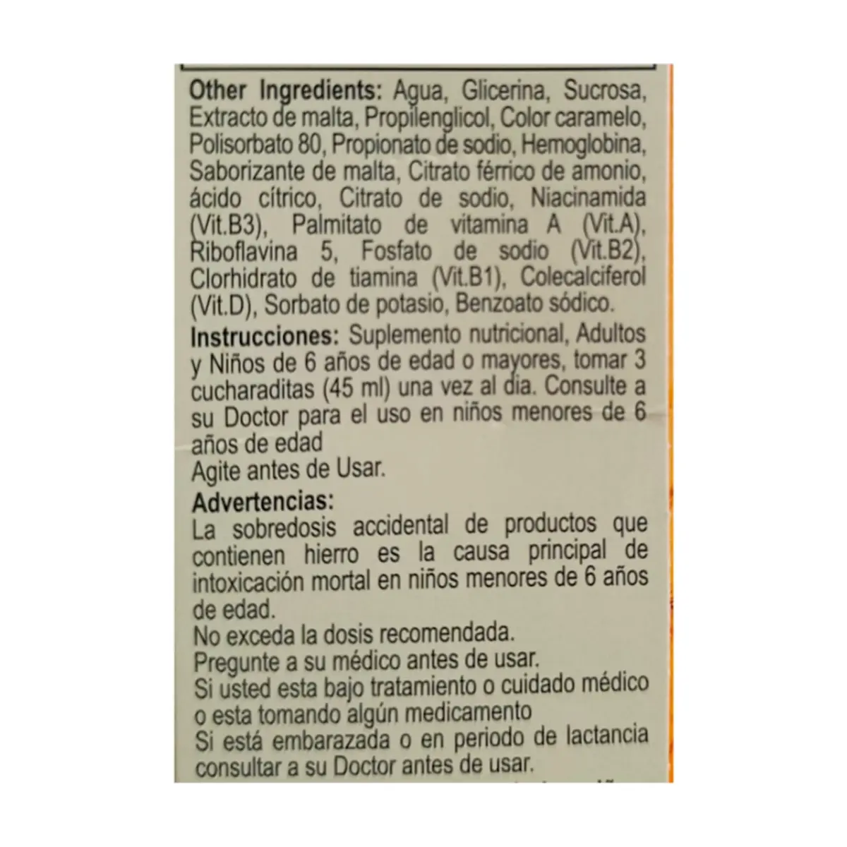 Extracto de Malta con Hemoglobina fortificada con Hierro Elp Essential (240 ml / 16 fl oz) - Thumbnail 5