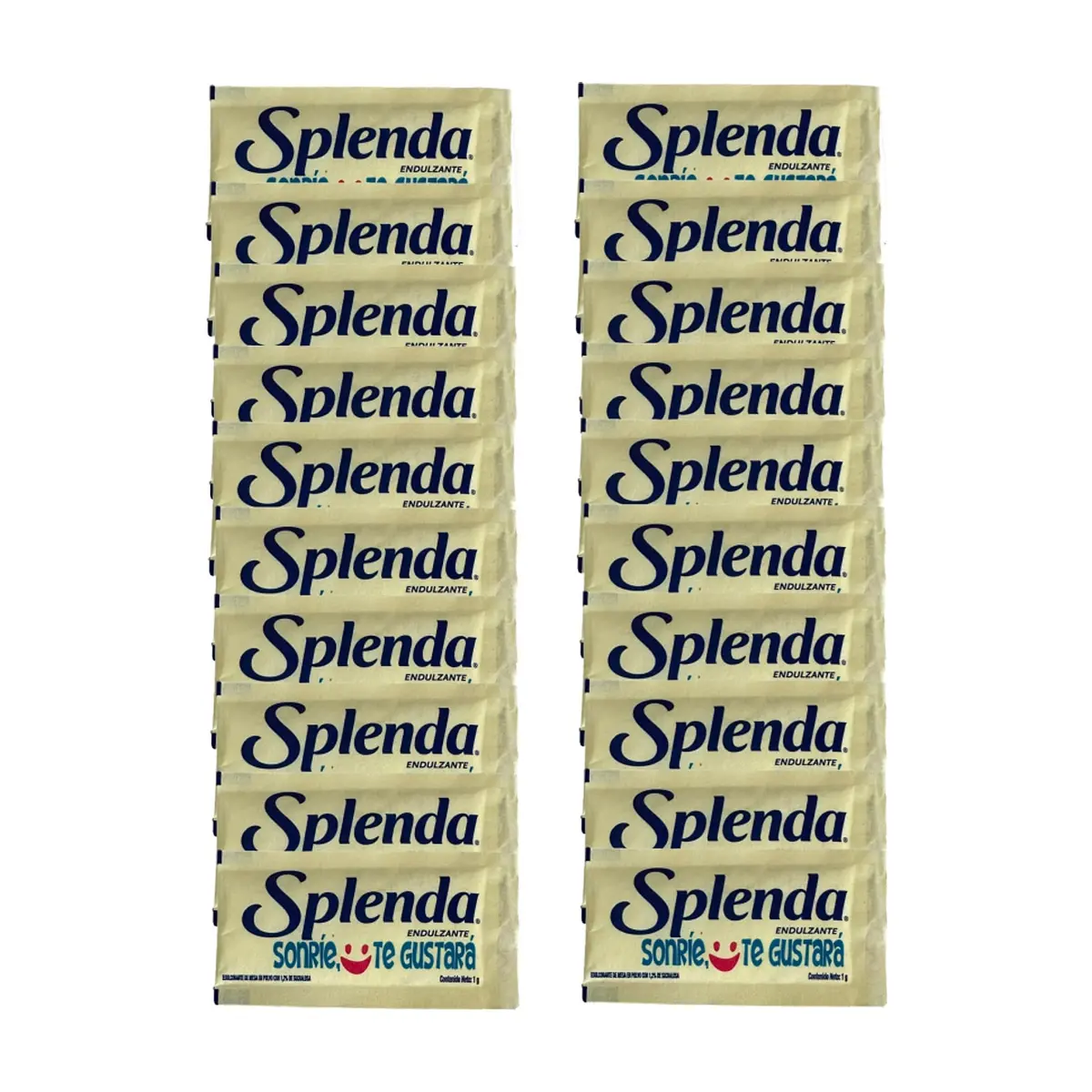 Edulcorante con 1.2% de sucralosa Splenda (20 x 1 g)