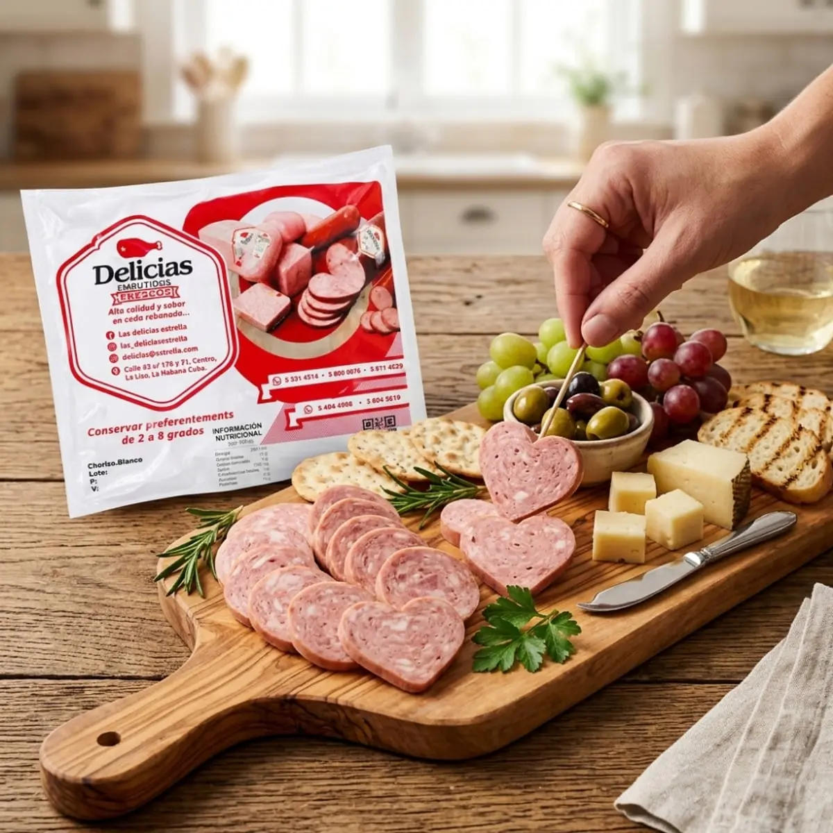 Chorizo blanco Delicias Estrella (250 g / 8.82 oz) - Thumbnail 4