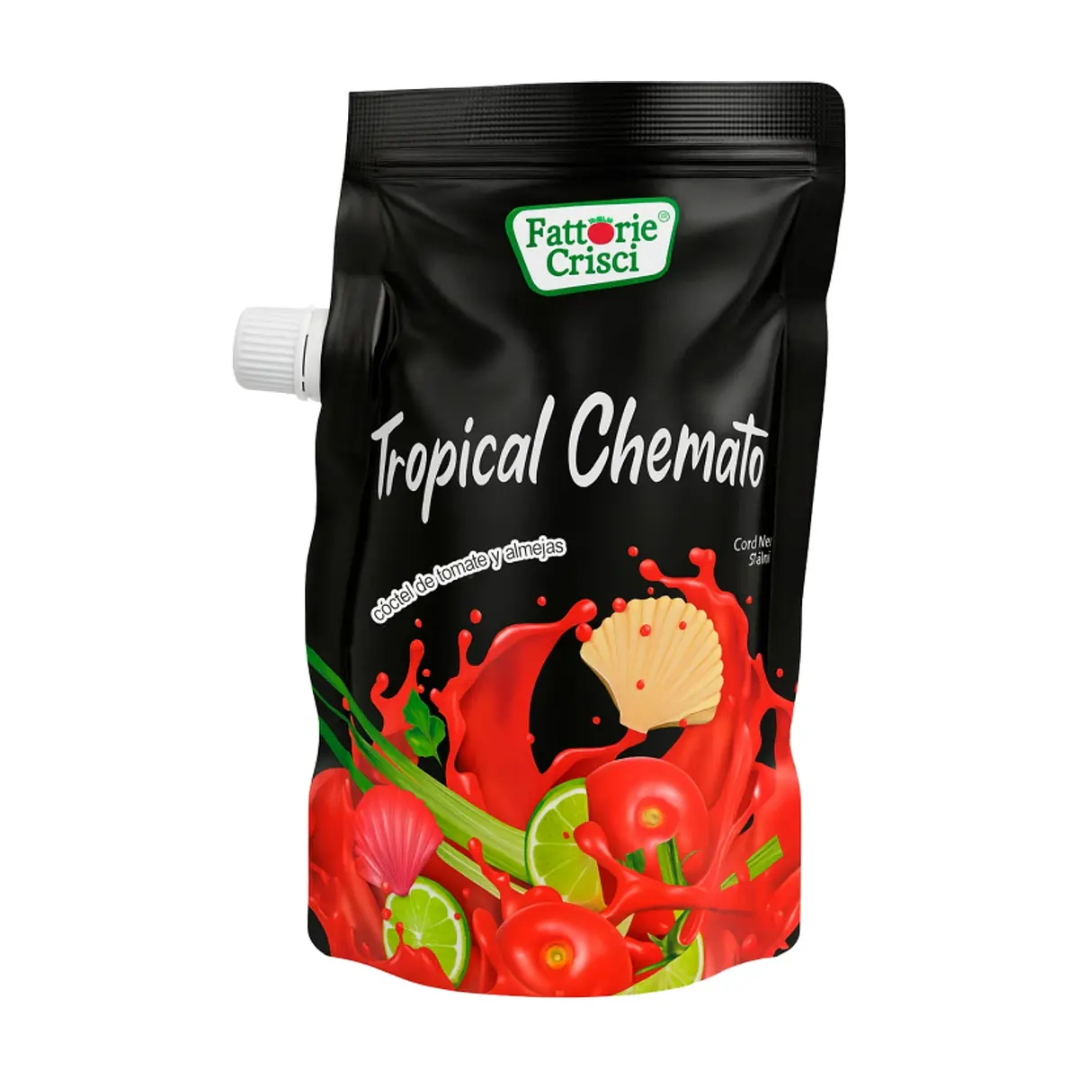 Cóctel de tomate y almejas Tropical Chemato Fattorie Crisci (300 ml) - Miniatura 1