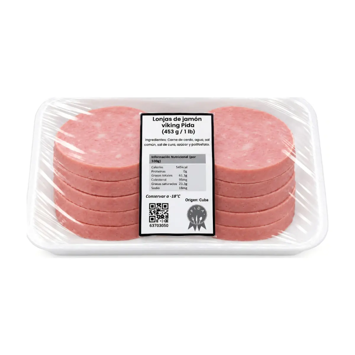 Lonjas de jamón viking Pida (453 g / 1 lb)