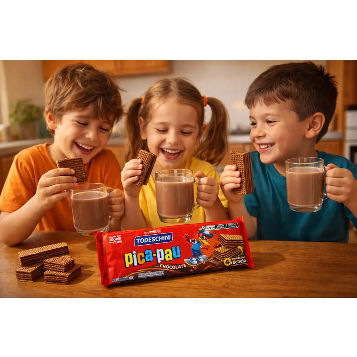 Sorbeto de chocolate pica pau Todeschini (115 g / 4.06 oz) - Thumbnail 3
