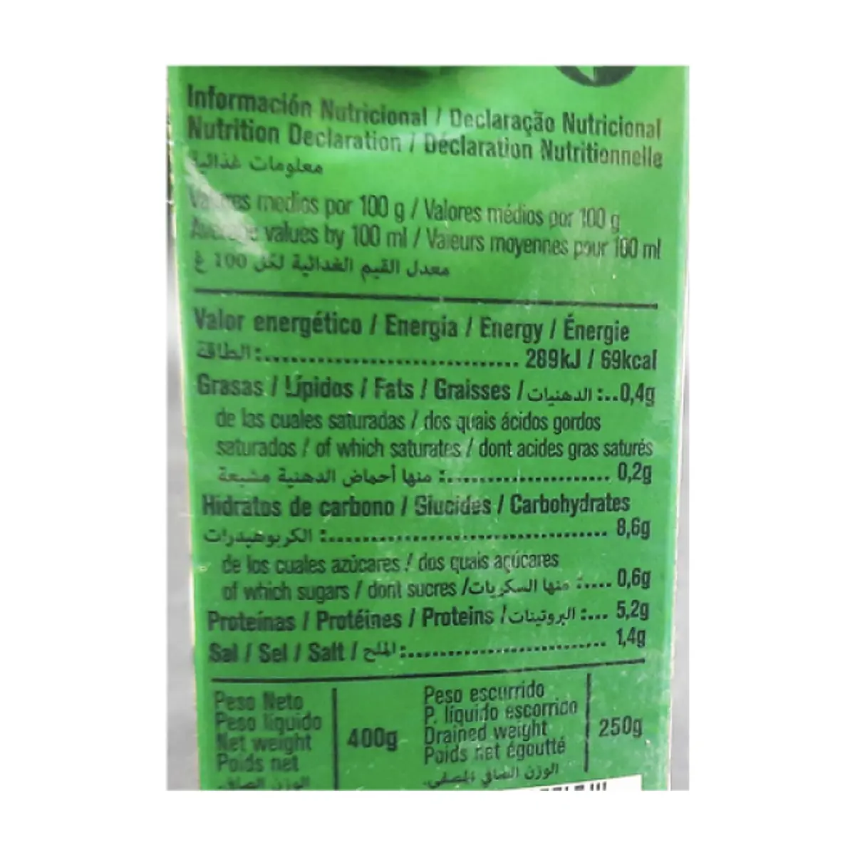 Alubias blancas cocidas Mocitos (400 g / 14.1 oz) - Miniatura 3