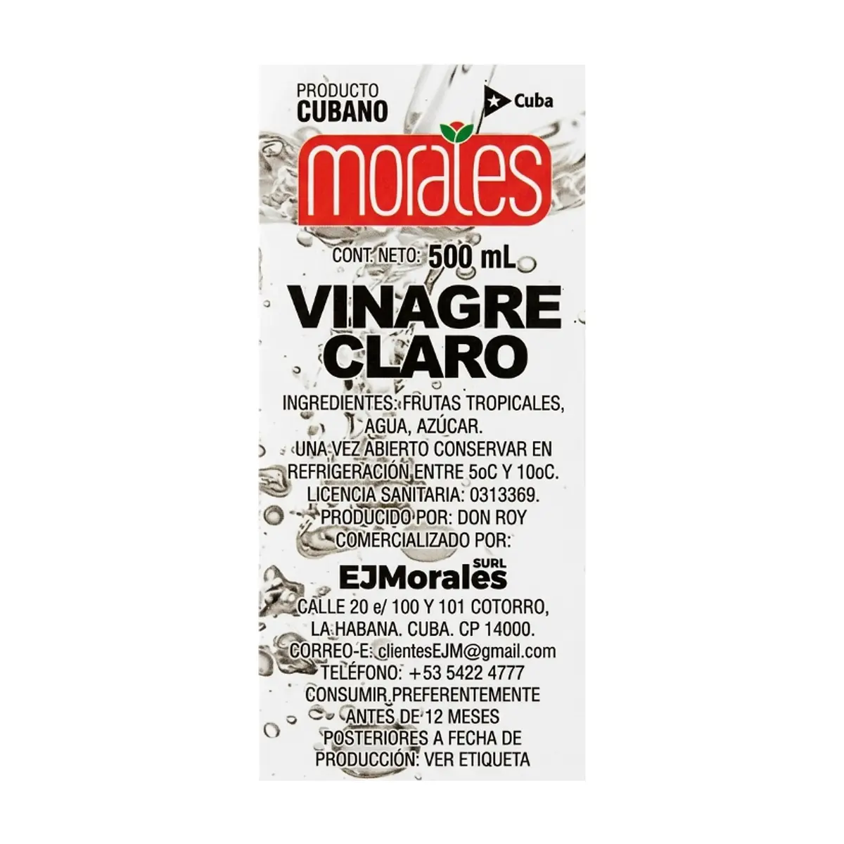 Vinagre claro Morales (500 ml) - Thumbnail 2