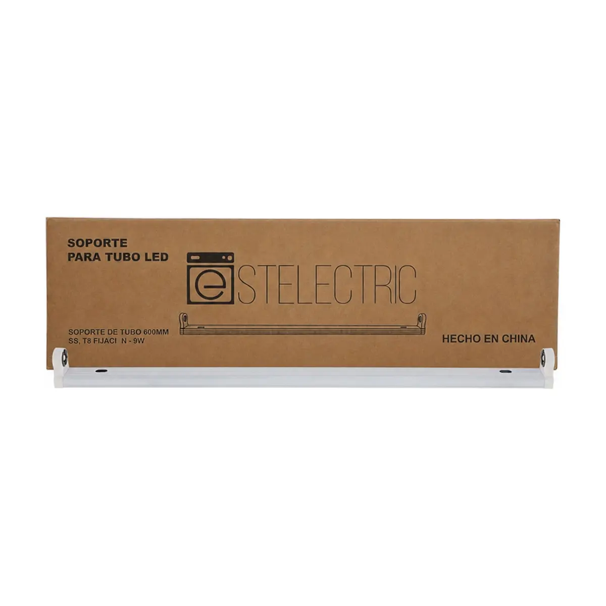 Caja de soporte para tubo LED DE 9 W Estelectric (60 U)