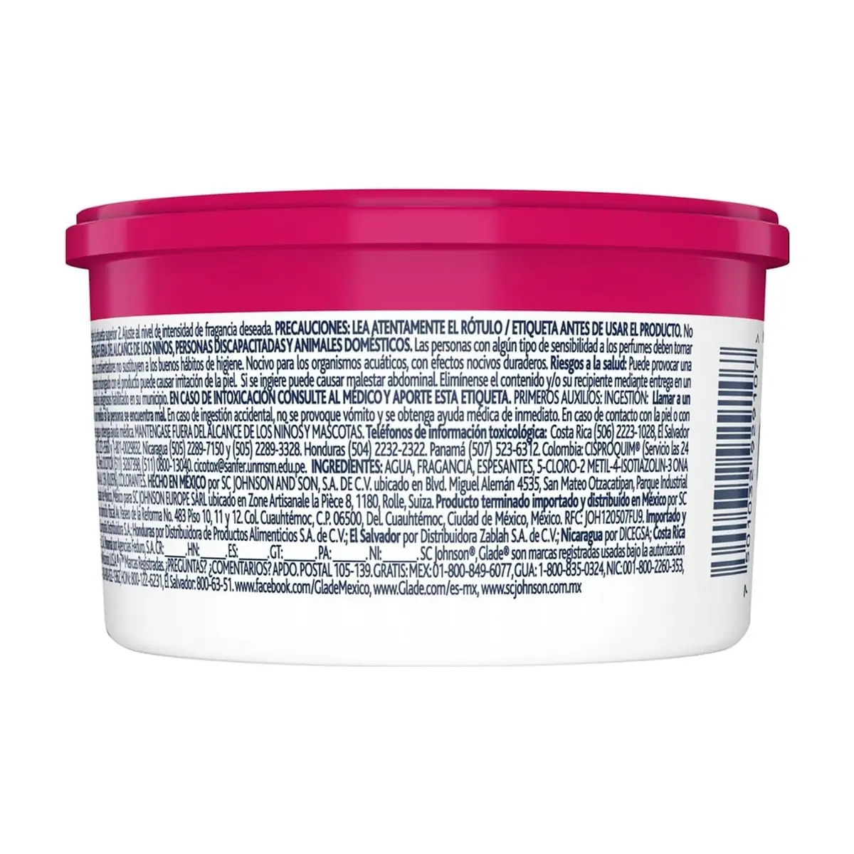 Aromatizante de ambiente en gel para carro fragancia deleite floral y frutos rojos Glade (70 g / 2.47 oz) - Thumbnail 3