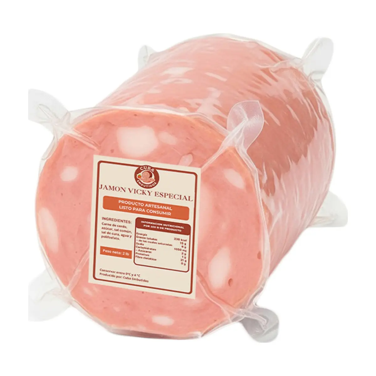 Jamón vicky especial Cuba Embutidos (907 g / 2 lb) - Thumbnail 2
