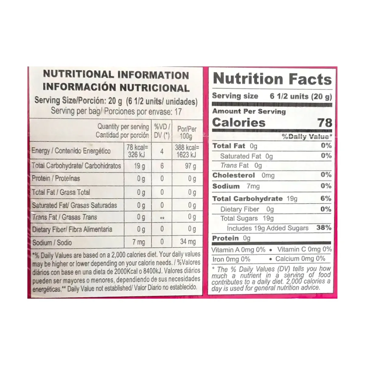 Caramelos duros sabor a fresa y mentol Freegells (334.8 g / 11.80 oz) - Miniatura 3