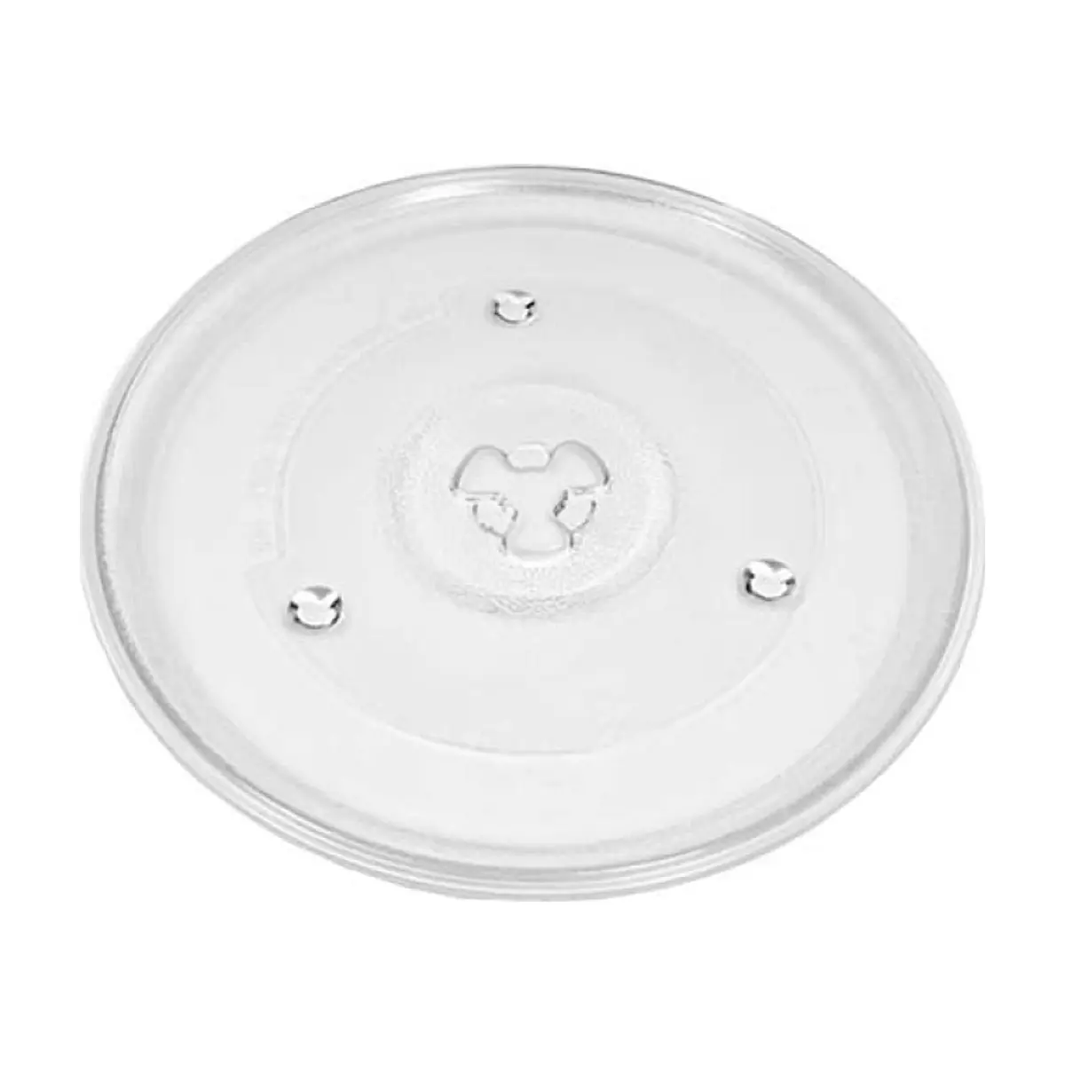 Plato de cristal para microondas de vidrio 27 cm CM