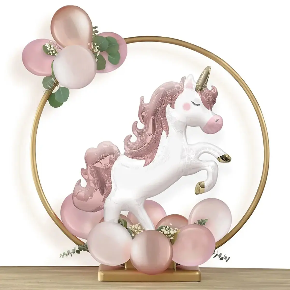 Soporte para globos circular con base