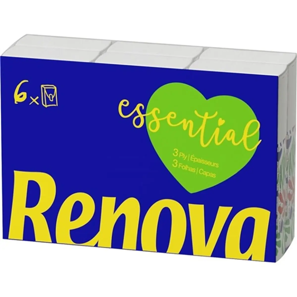 Pañuelos Essential de 3 Capas (9u) RENOVA