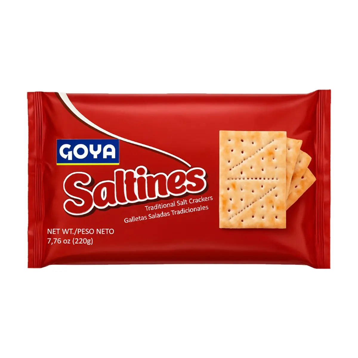 Galletas saladas tradicionales Saltines Goya (220 g / 7.76 oz) - Imagen 1