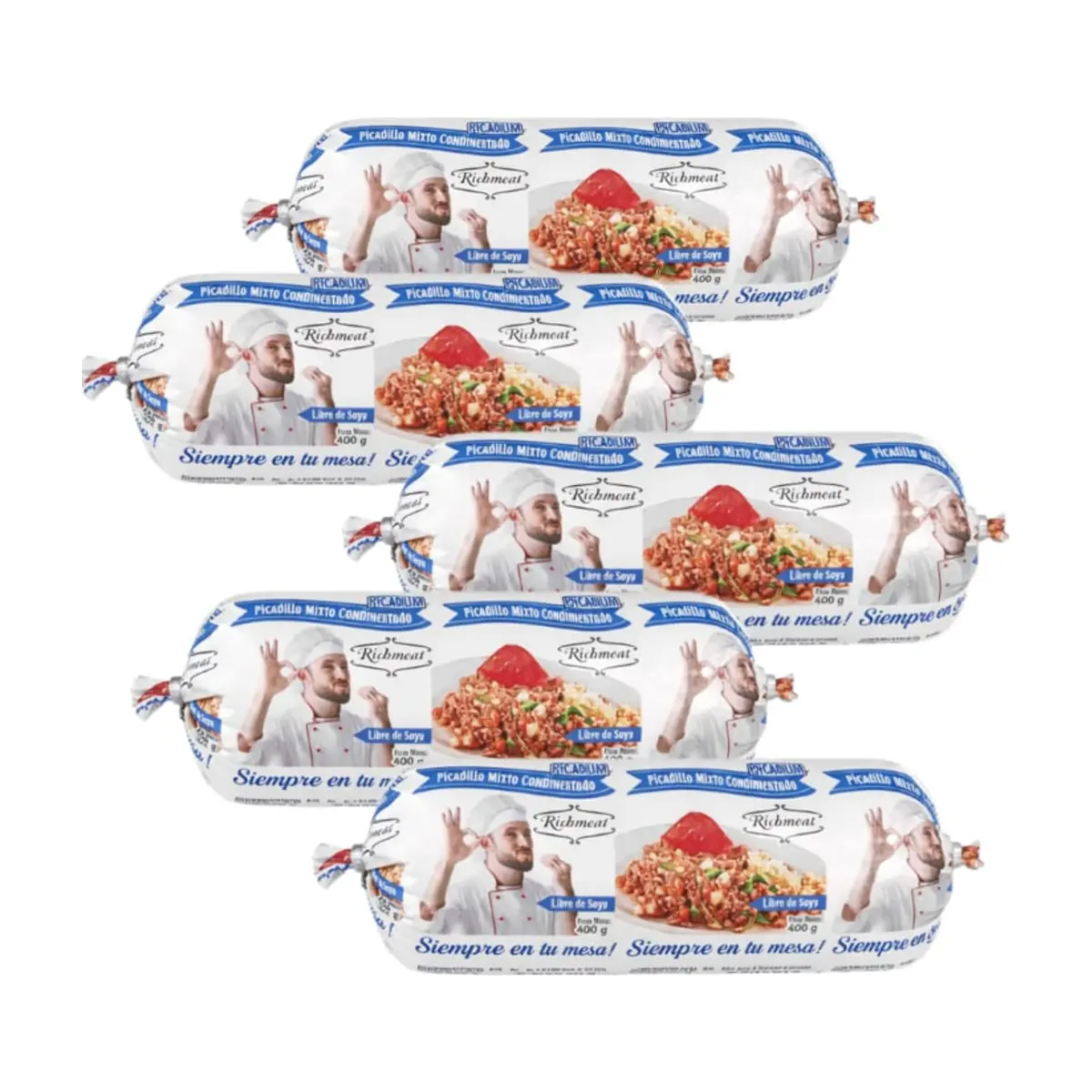 Picadillo mixto condimentado Richmeat (5 x 400 g / 14.10 oz)