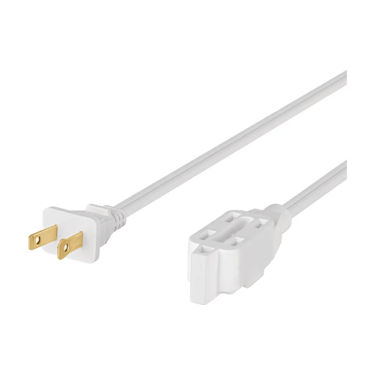 Extensión eléctrica blanca doméstica 4 m clavija recta Volteck ED-4BR - Thumbnail 3