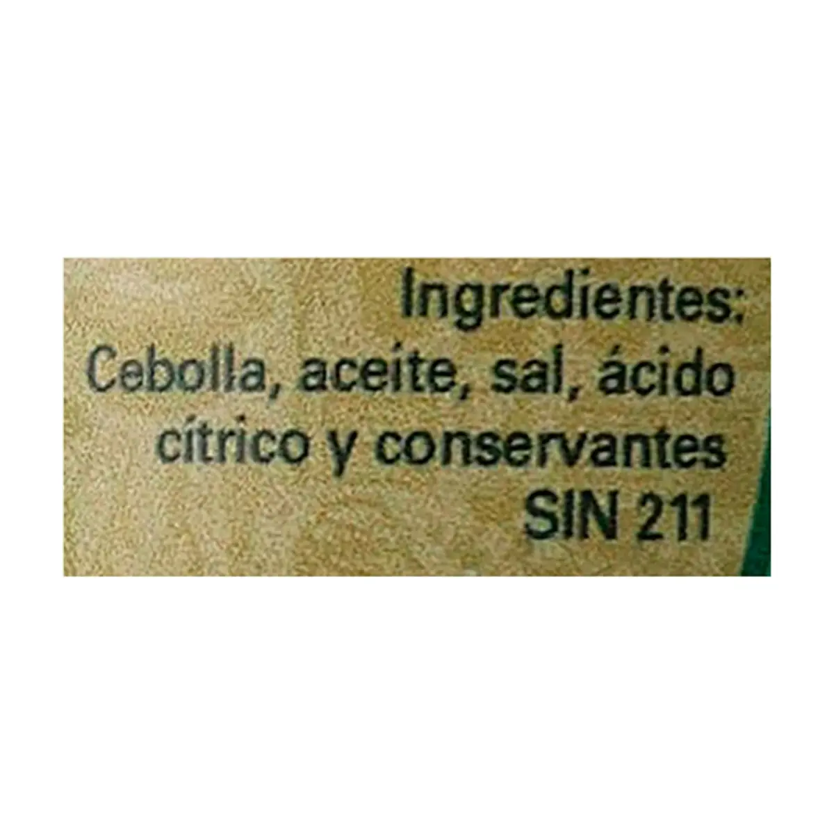 Cebolla molida con aceite El Roble (500 g / 1.1 lb) - Thumbnail 3
