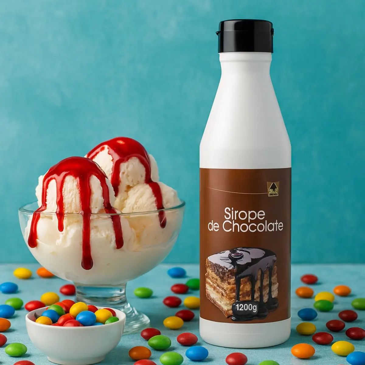 Sirope de chocolate Vivo Chef (1.2 kg / 2.64 lb) - Thumbnail 4
