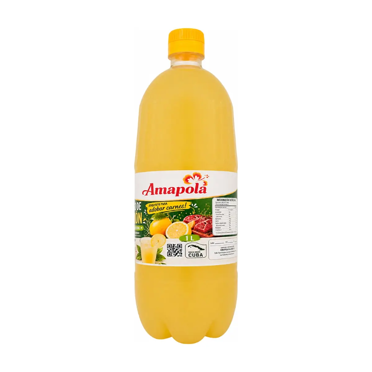 Jugo de limón Amapola (1 L)