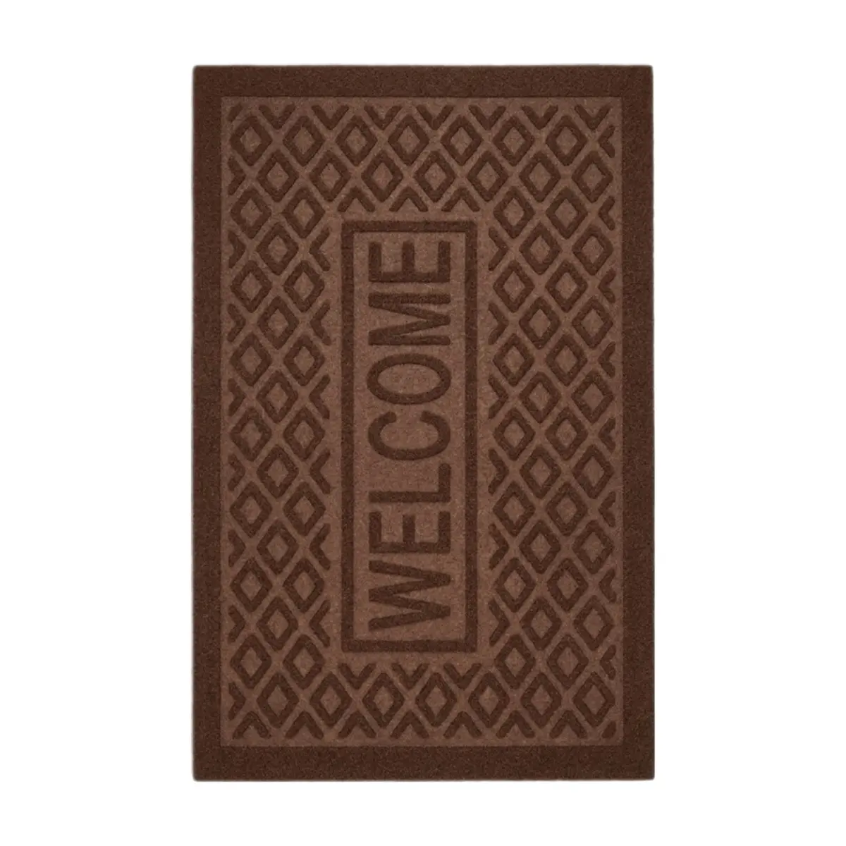 Alfombra de entrada antideslizante color carmelita XL Soluciones
