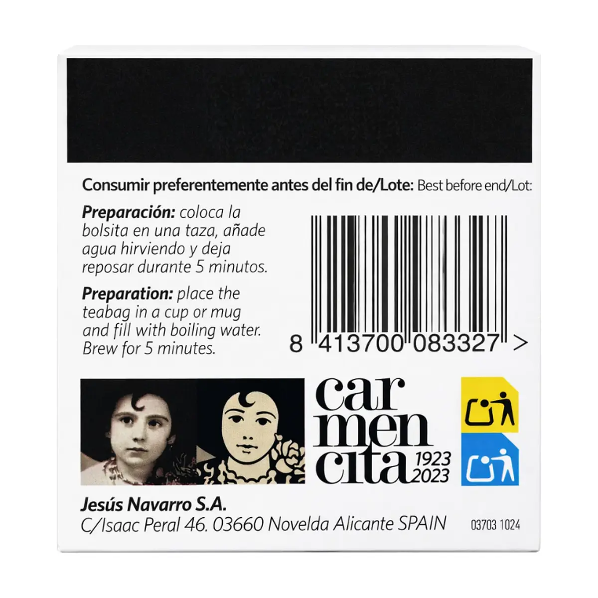 Té de manzanilla con anís Carmencita (13 g) - Thumbnail 3