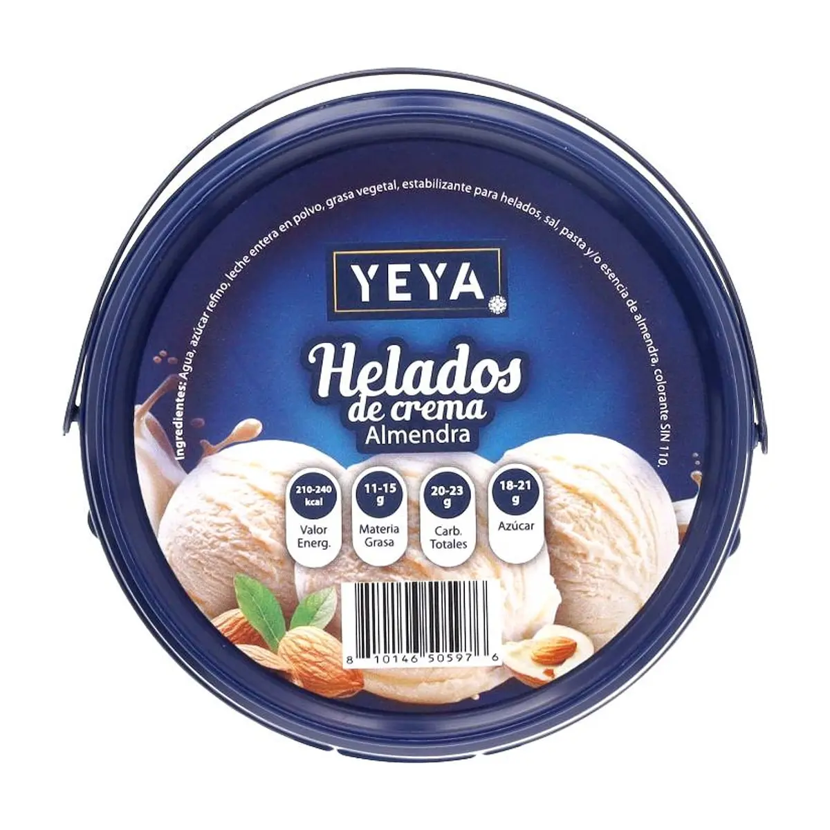 Helado de crema sabor a almendra YEYA (500 ml) - Thumbnail 3