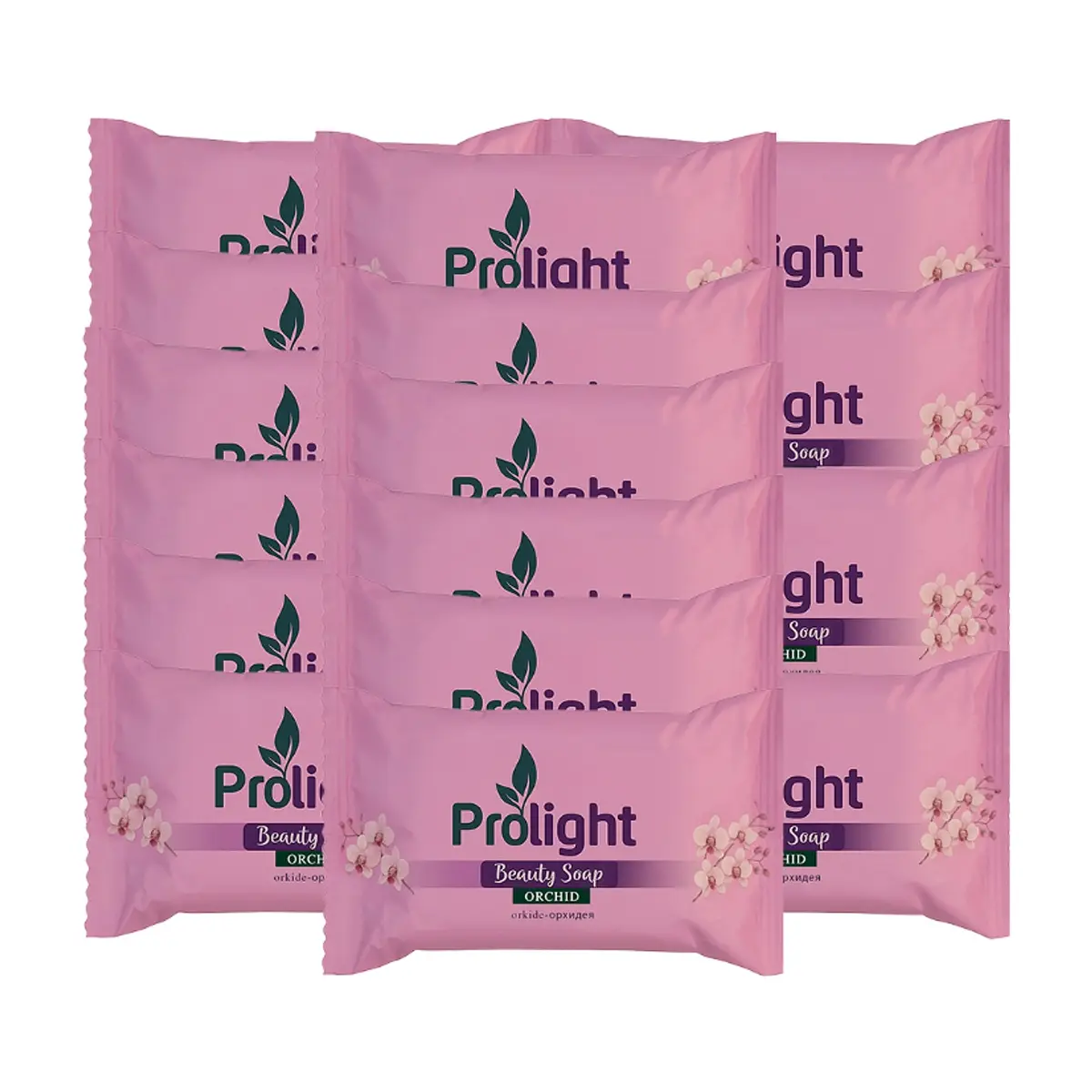 Jabón de belleza con fragancia a orquídea Prolight (16 x 100 g / 3.52 oz)