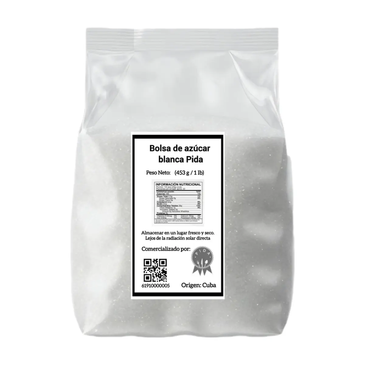 Azúcar blanca Pida (453.5 g / 1 lb)