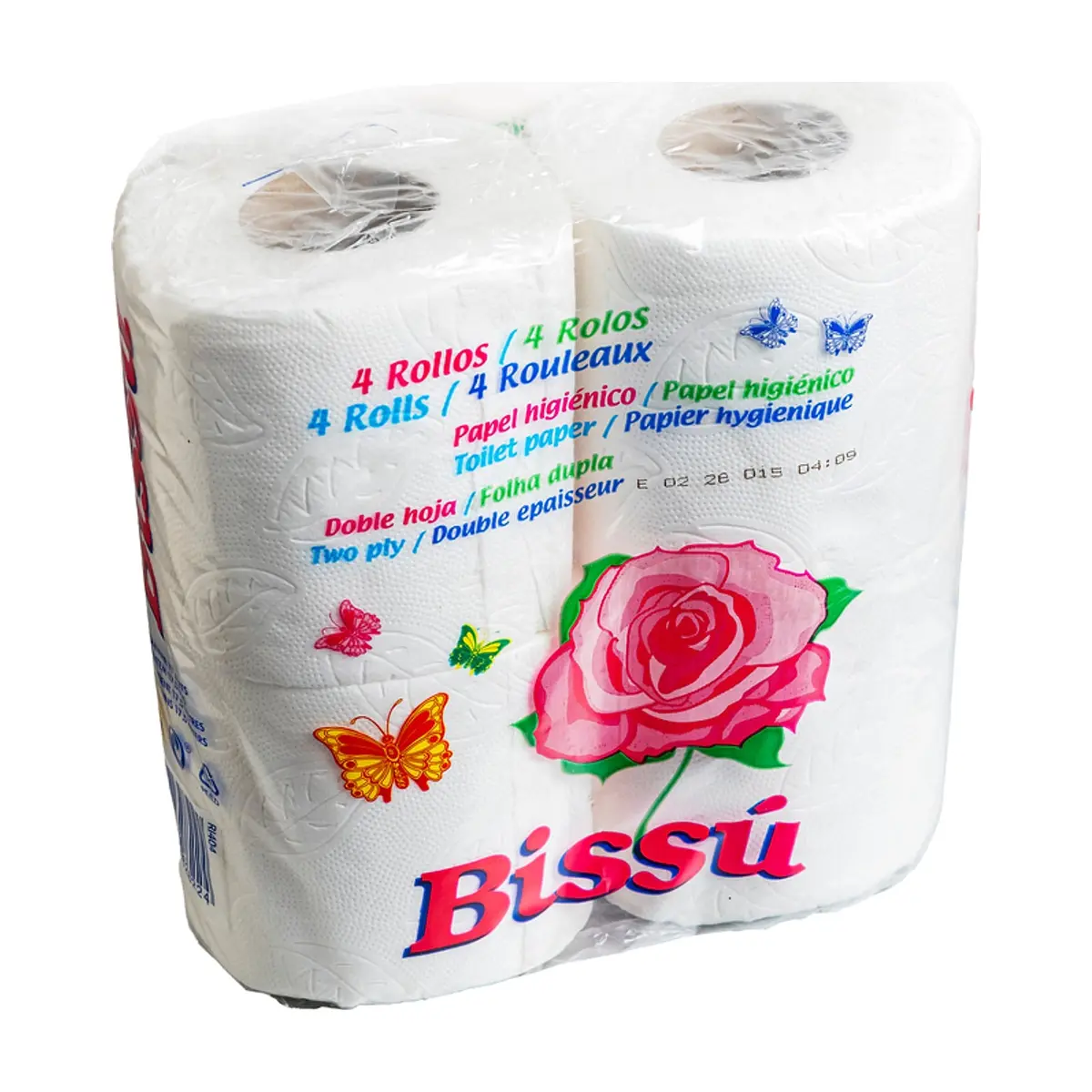 Papel higiénico doble hoja Bissu (4 U) - Thumbnail 2