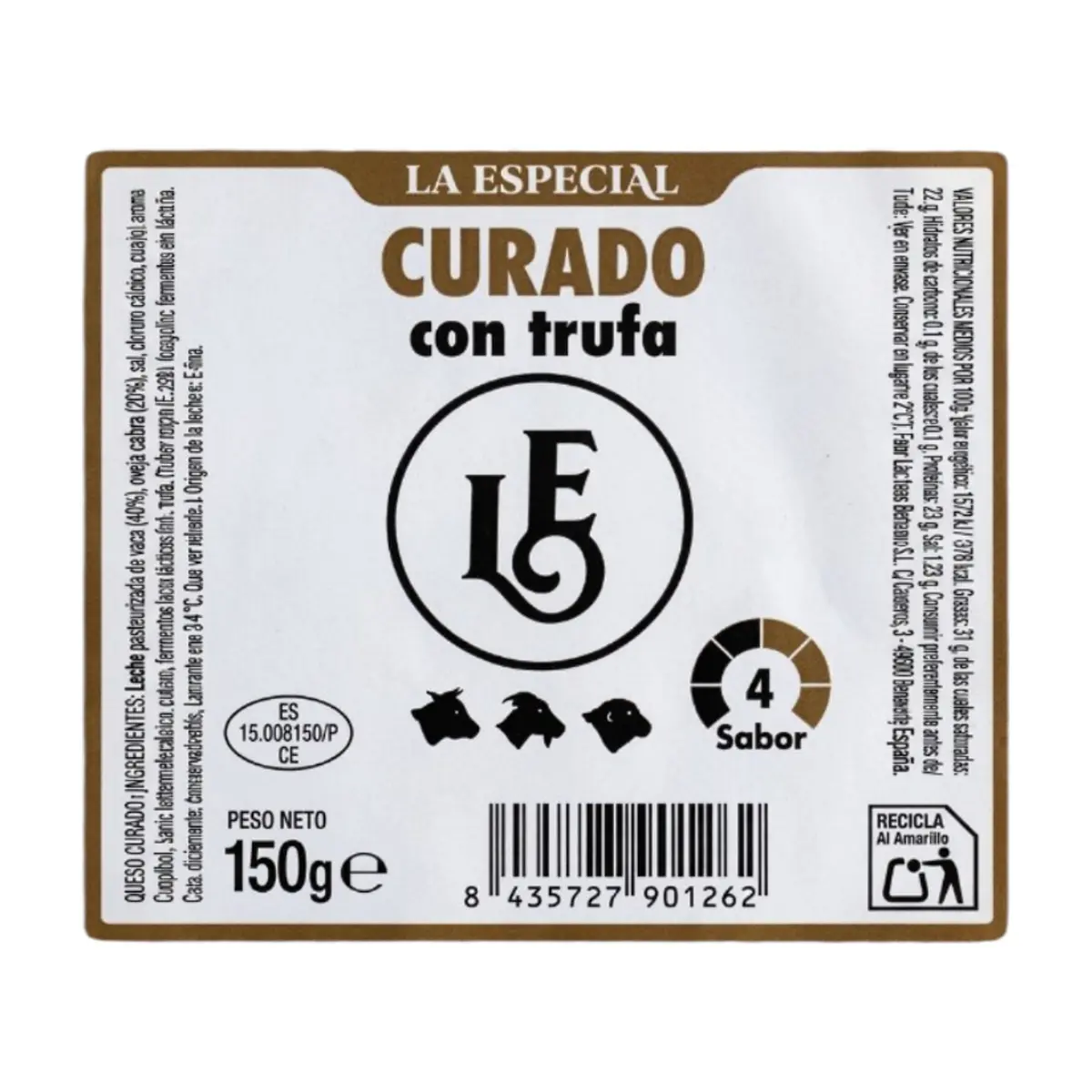 Queso curado con trufa La Especial (150 g / 5.29 oz) - Thumbnail 2