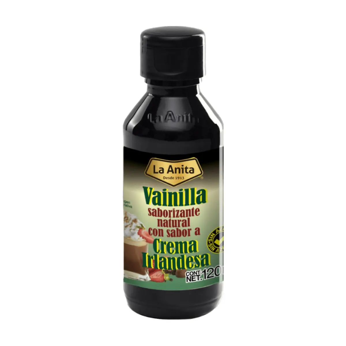 Saborizante natural vainilla con sabor a crema irlandesa La Anita (120 ml / 4.06 fl oz) - Miniatura 1