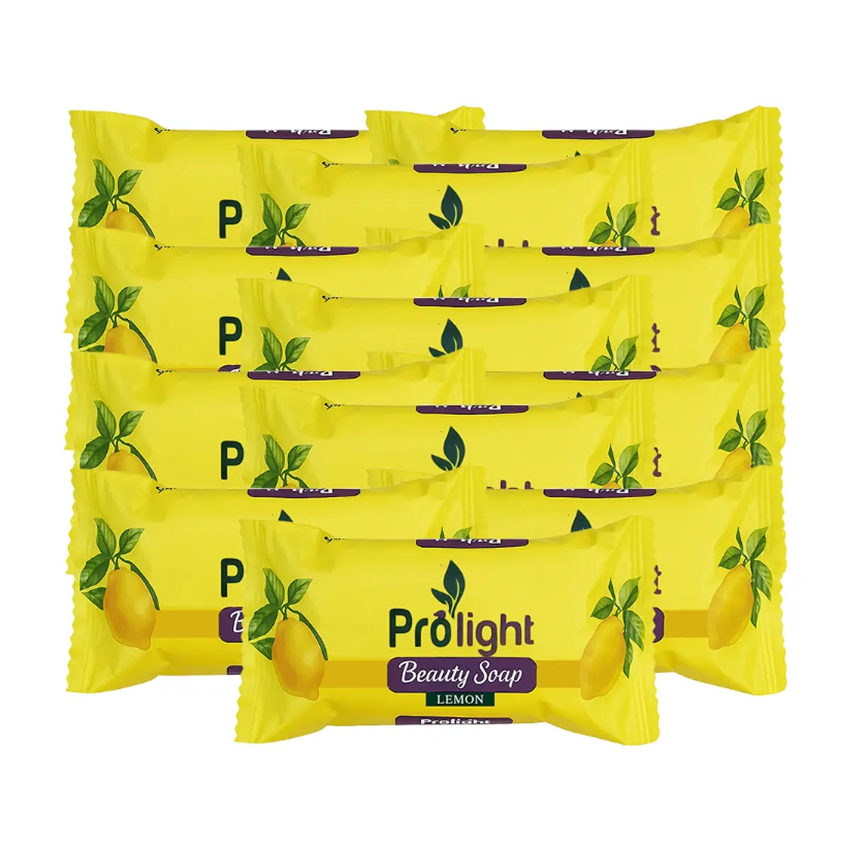 Jabón de belleza con fragancia a limón Prolight (12 x 100 g / 3.52 oz)