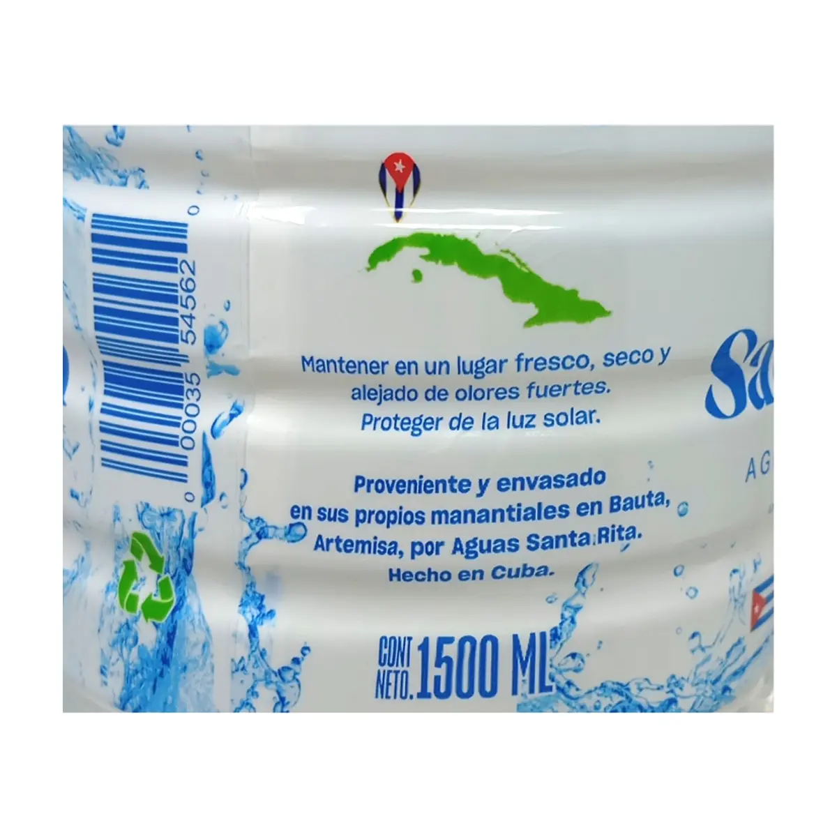 Agua purificada Santa Rita (1500 ml) - Thumbnail 4