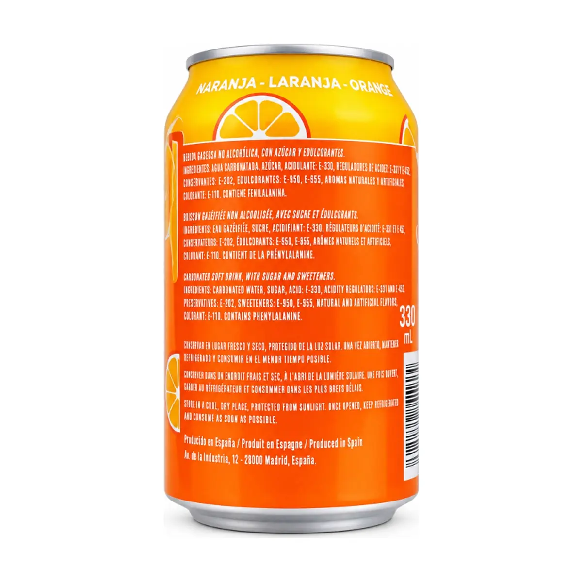 Refresco de naranja Brio (6 x 330 ml / 11.16 floz) - Miniatura 3