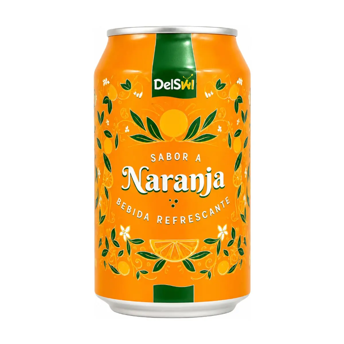 Bebida refrescante sabor naranja Del Sol (330 ml) - Miniatura 1
