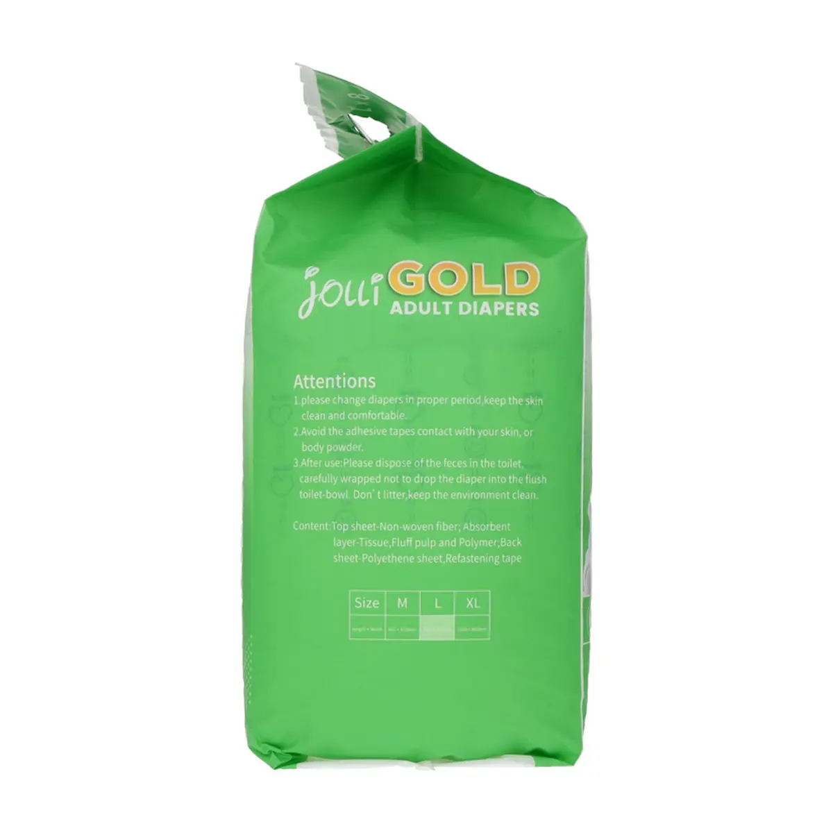 Pañales para adultos talla L Jolli Gold (8 U) - Thumbnail 2
