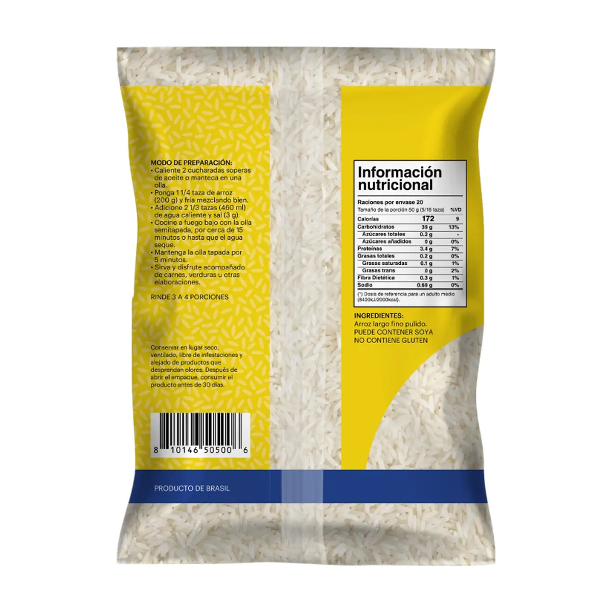 Arroz Blanco Super Yu (1 kg / 2.2 lb) - Thumbnail 2