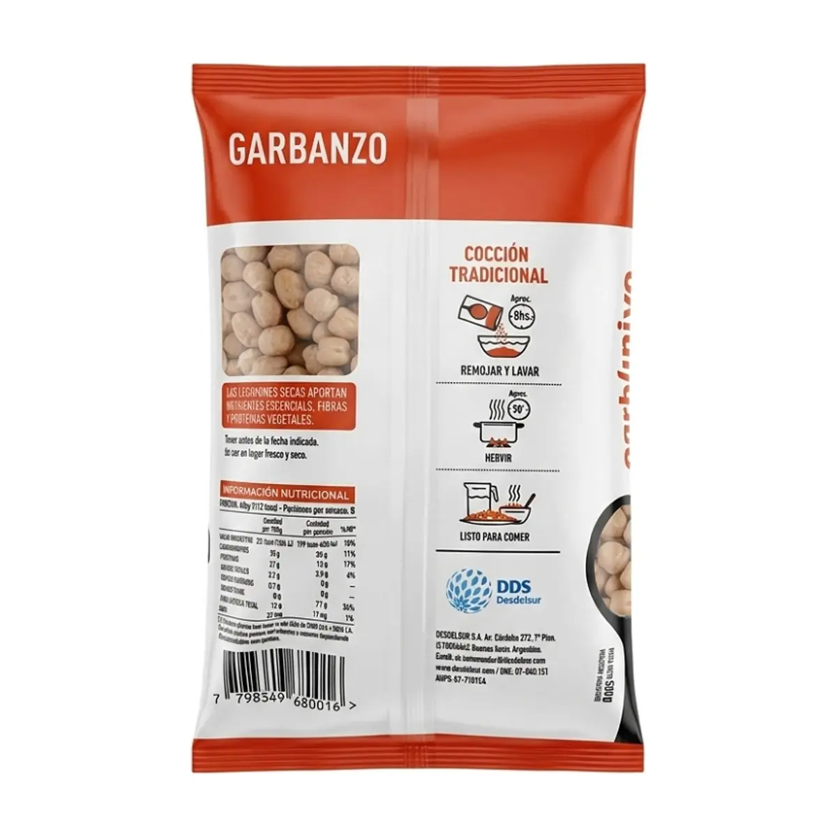 Garbanzos Desdelsur (500 g / 1.1 lb) - Thumbnail 2