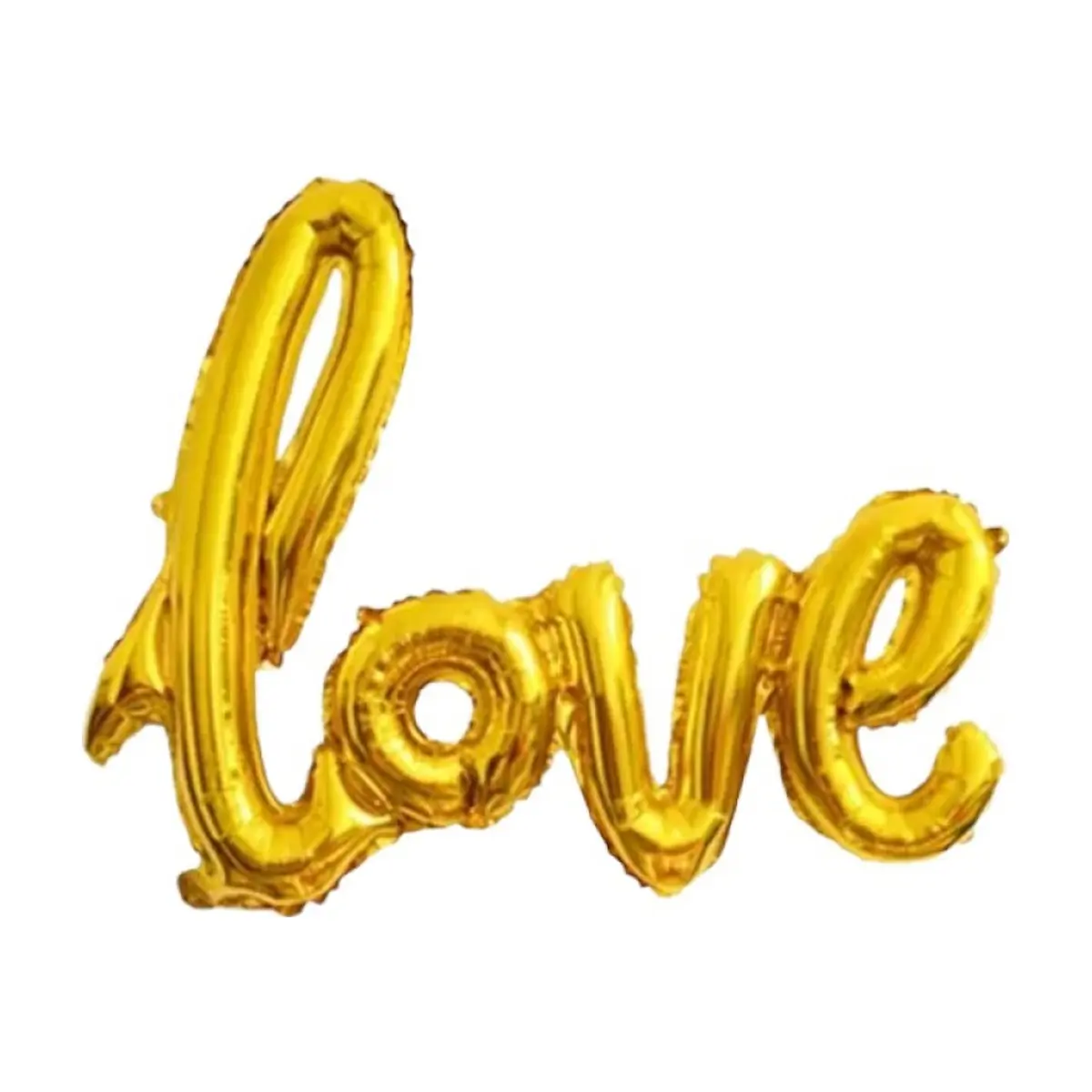 Globo "love" color dorado Ballon - Thumbnail 2