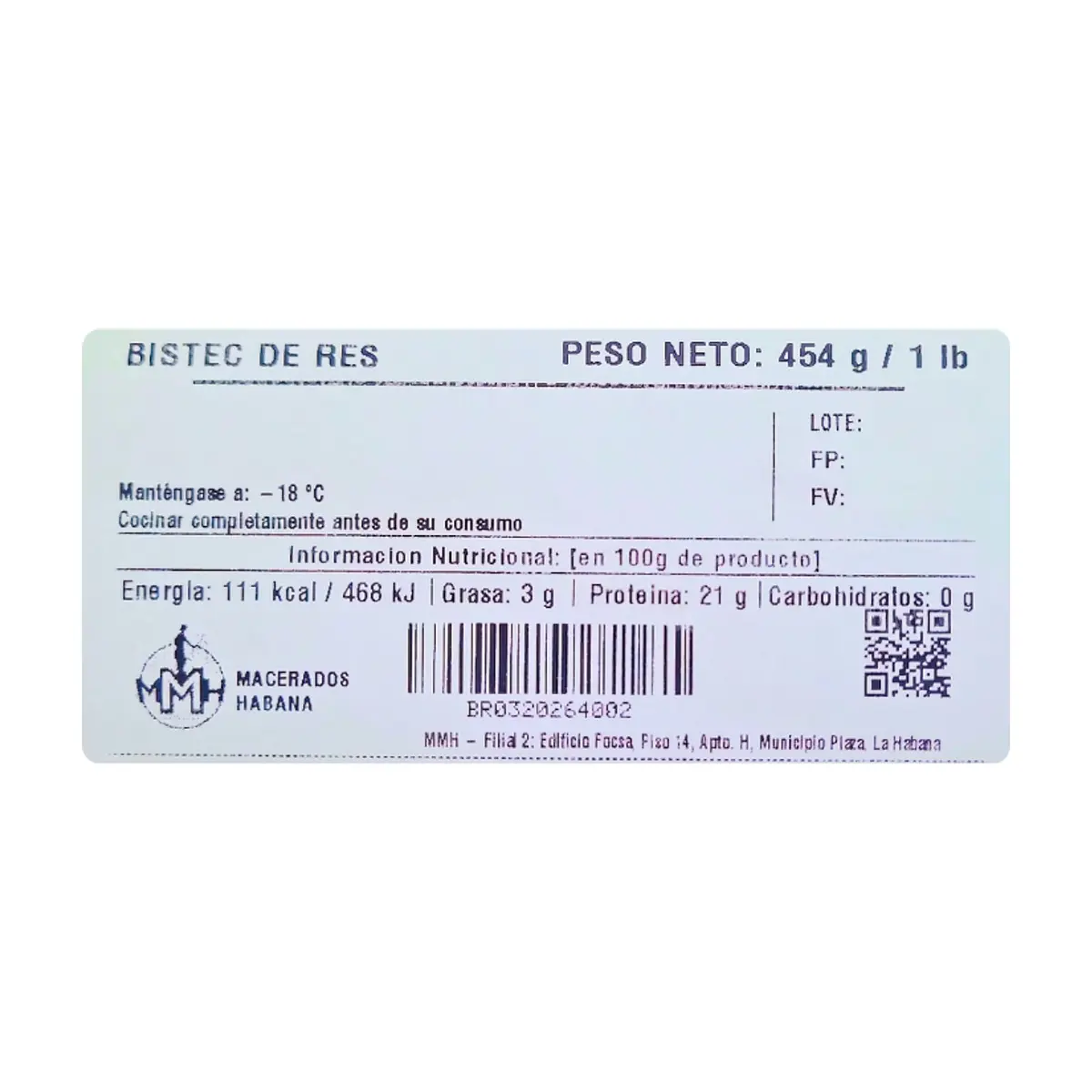 Bistec de res Macerados Habana (454 g / 1 lb) - Thumbnail 2