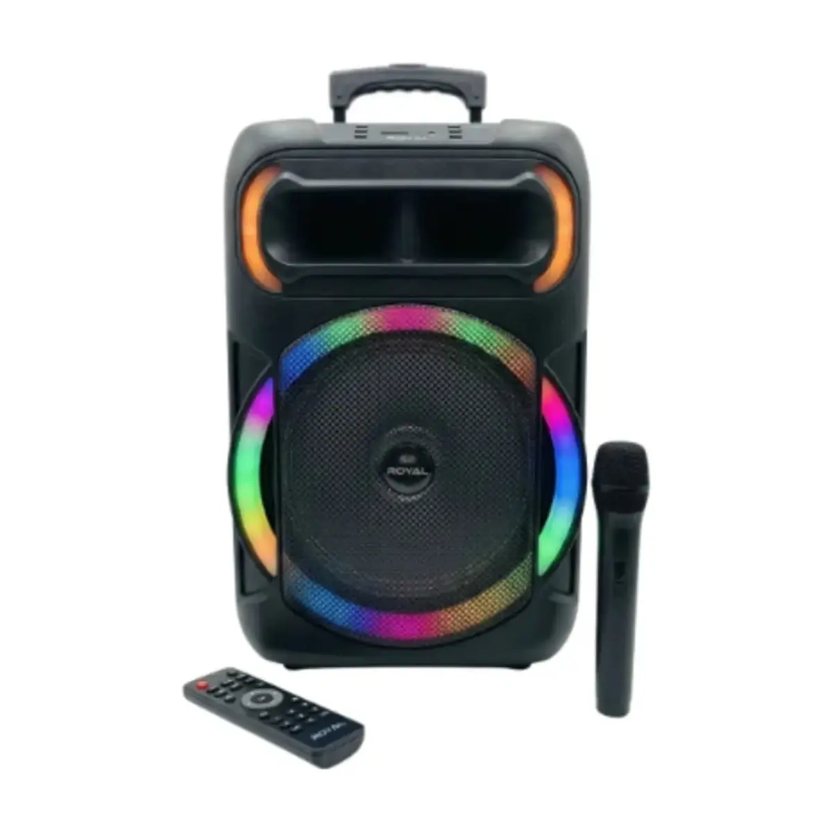 Bocina portátil negra 5000 W Royal RBT2540-12T