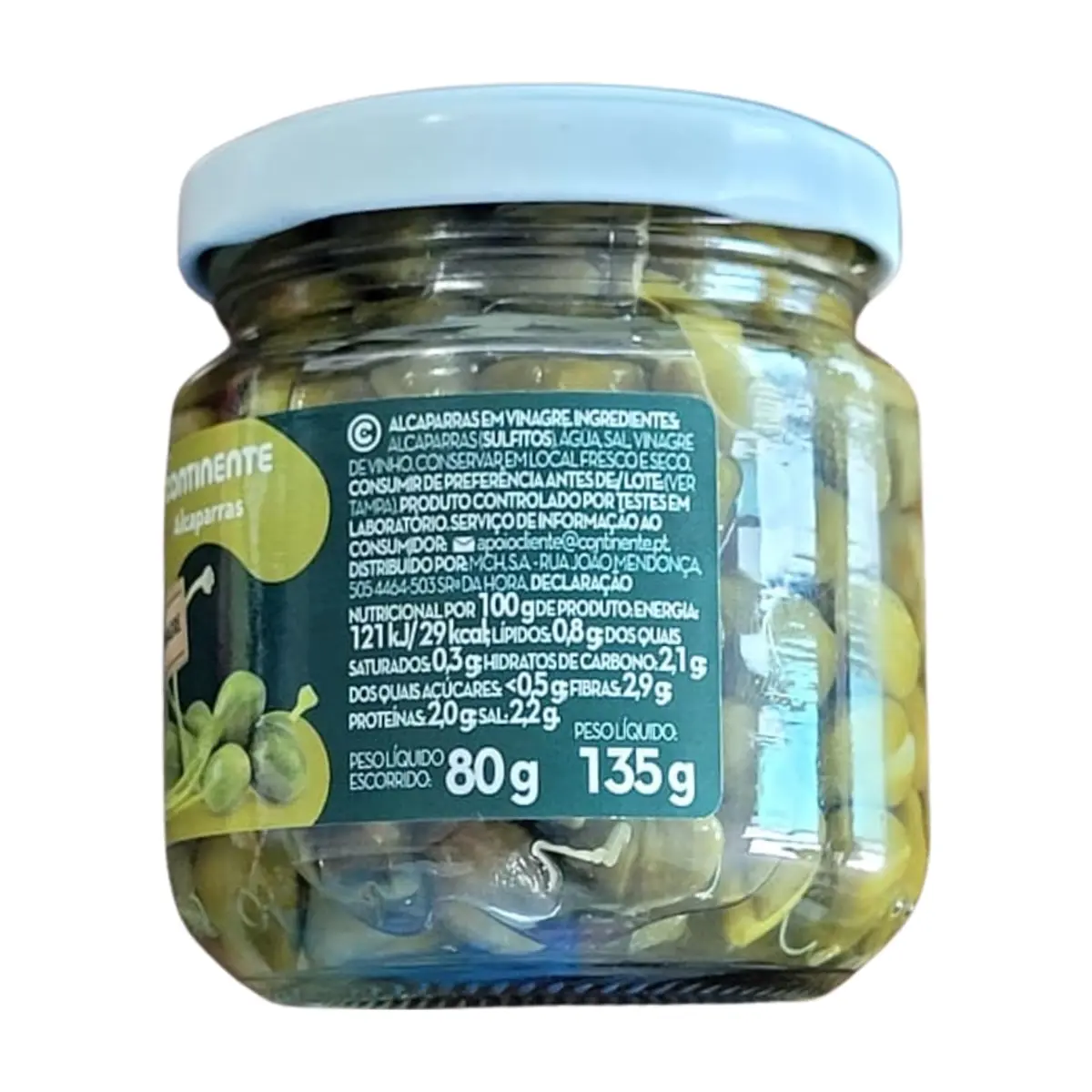 Alcaparras en vinagre Continente (135 g / 4.76 oz) - Thumbnail 2