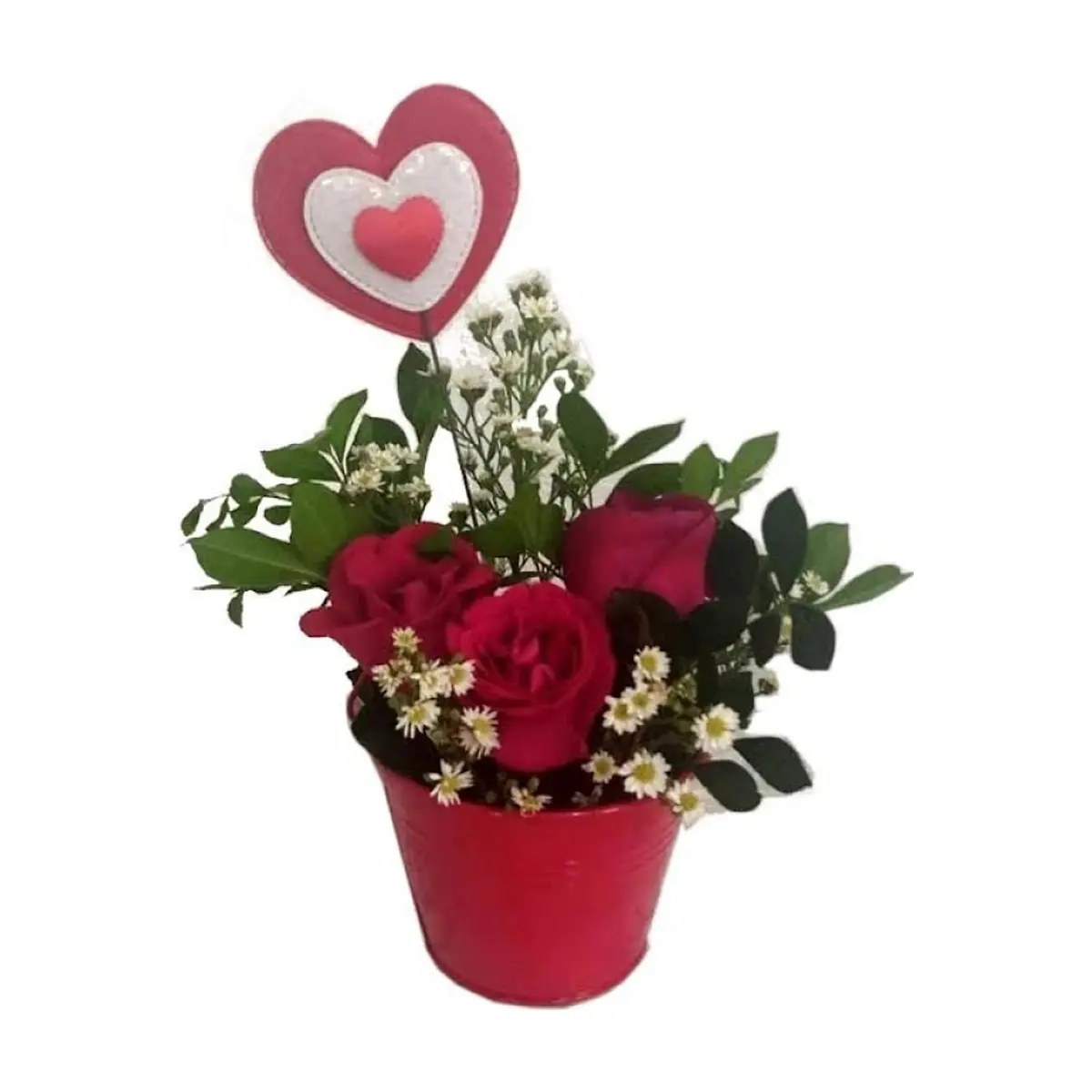 Confección de rosas en latica roja Ola Cake
