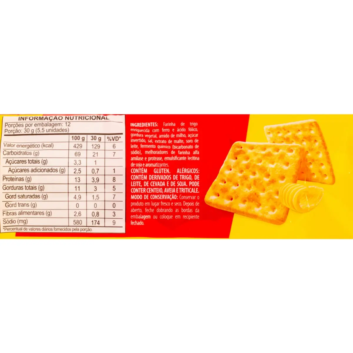 Todeschini Butter Flavored Cream Cracker Cookies (360 g / 12 oz) - Thumbnail 3