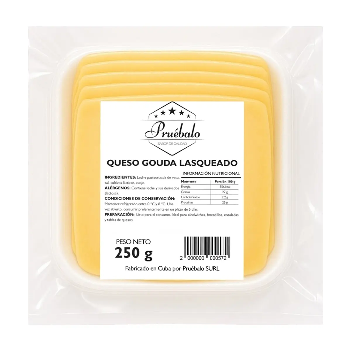 Queso gouda lasqueado Pruébalo (250 g / 8.82 oz) - Thumbnail 3