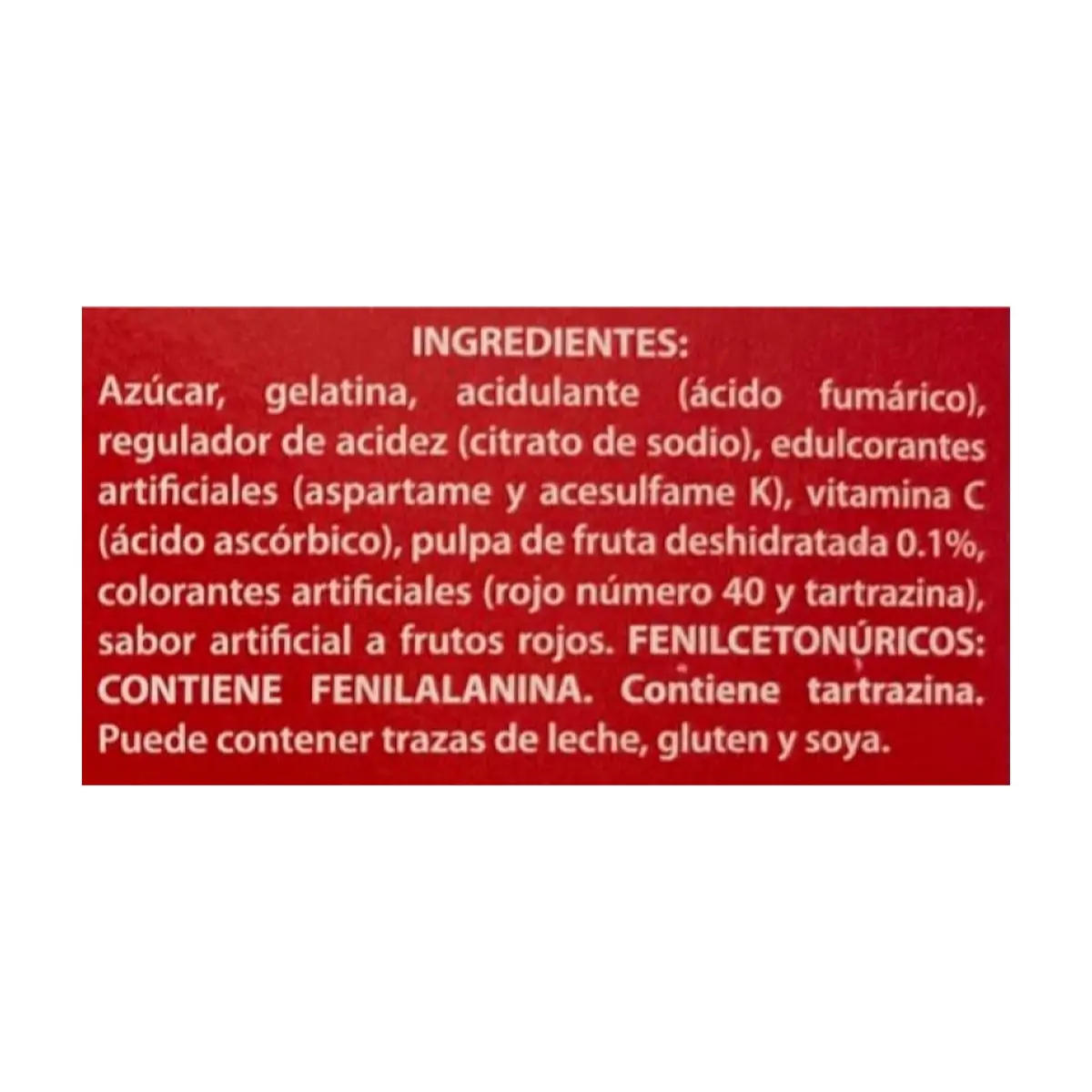 Gelatina sabor a frutos rojos Boom (40 g / 1.4 oz) - Thumbnail 3