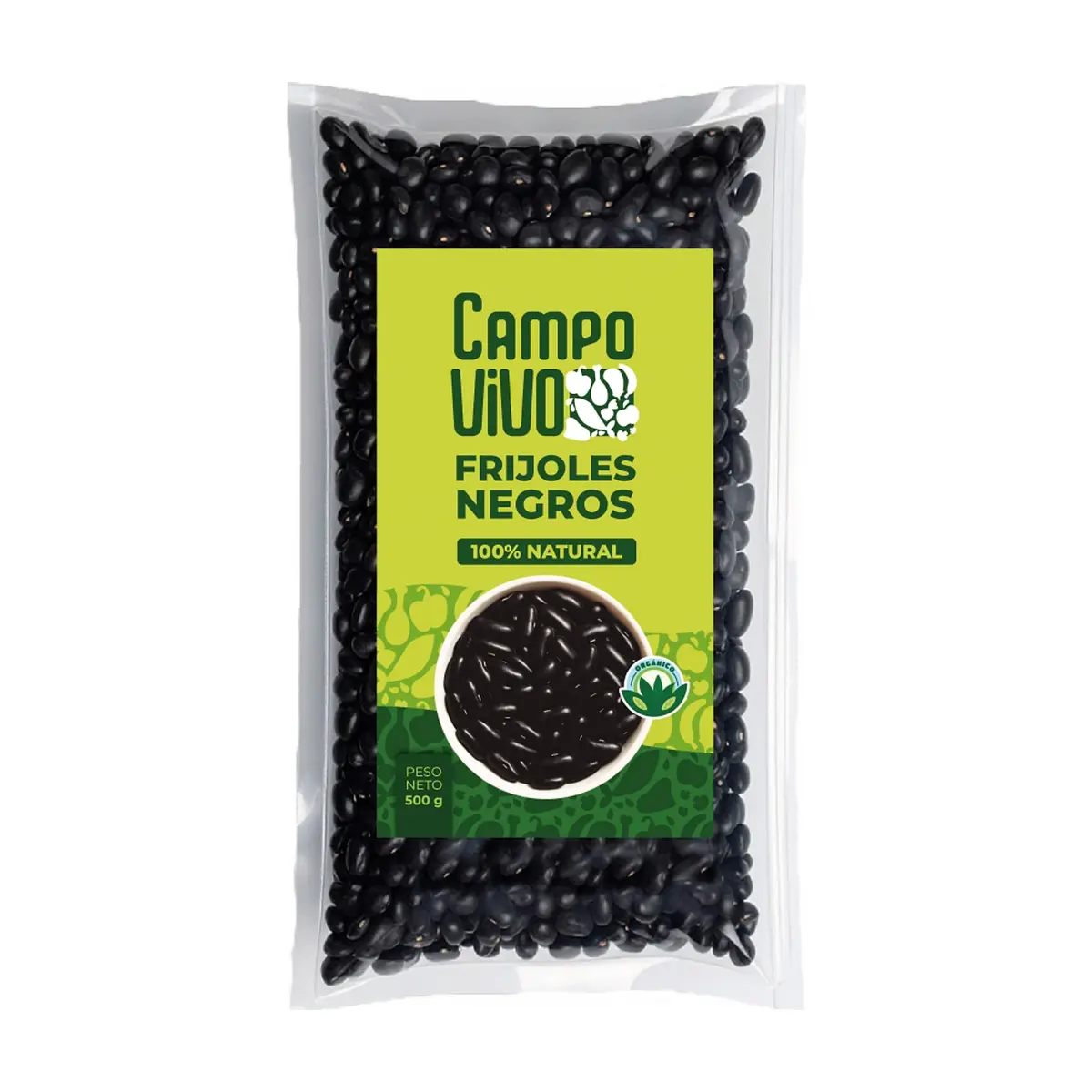Frijoles negros Campo Vivo (500 g / 1.1 lb)