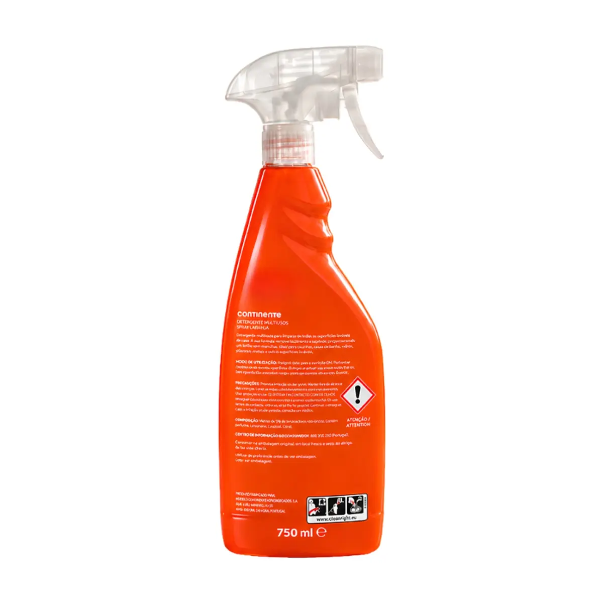 Spray desengrasante Power+ Continente (750 ml / 25.36 floz) - Thumbnail 2